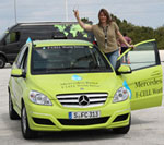 B-Klasse F-Cell mit Nicole Y. Männl